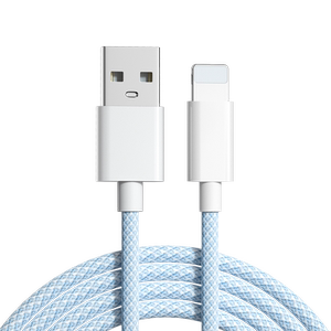 
Can adapt to fast charging data cable USB suitable for Apple iPhone 13 tablet ipad lengthening 14 device 12promax mobile phone pd20w braided charging cable flash charging 2 meters xs car 7plus dedicated xr
