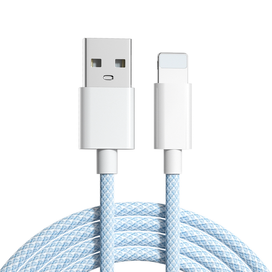 
Can adapt to fast charging data cable USB suitable for Apple iPhone 13 tablet ipad lengthening 14 device 12promax mobile phone pd20w braided charging cable flash charging 2 meters xs car 7plus dedicated xr
