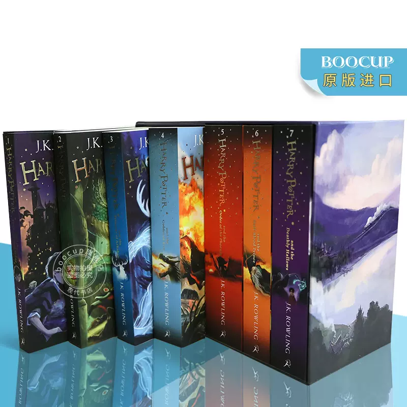 哈利波特英语原版1-7册Harry Potter Complete Collection Boxset JK罗