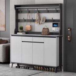 Shoe Cabinet for Home Entrance, Integrated Indoor Wall-Mounted Coat Rack, Simple and Modern, 2024 New Popular Model