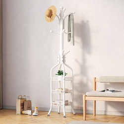 Marble Coat Rack, Floor-Standing Bedroom Clothes Rack, Household Vertical Clothes Rack, Simple Storage Rack for Hanging Bags