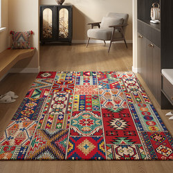 Belgian American-Style Retro Entrance Doormat, Foyer Carpet, Dust-Removing Non-Slip Door Mat, Large Doorway Mat, Entryway Foot Mat