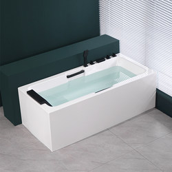New Bathtub for Home Use, Acrylic Freestanding Seamless Thickened Hotel Bathtub, One-Piece Molding, Direct from Manufacturer
