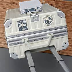 Luggage Suitcase for Women, Stylish Travel Case for Students, Trendy New Model, Silent, Sturdy and Durable, Men's Password-Protected Trolley Leather Case