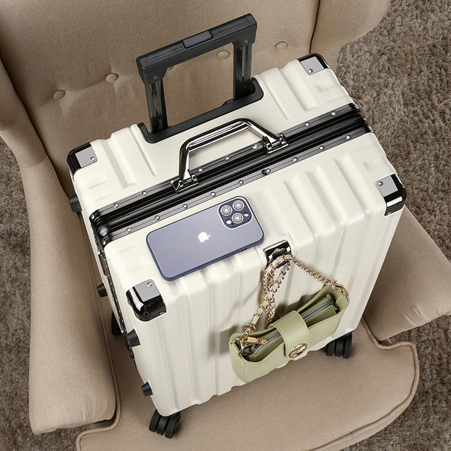Luggage suitcase 20 trolley cases universal wheels 24 female and male students new silent strong and durable password leather suitcase