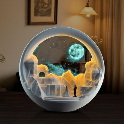 Mondqi Small Night Light with Aromatherapy, Suitable for Bedroom Bedside, Home Lighting, Gift for Girls' Birthdays, Newlyweds, Women's Day, Housewarming