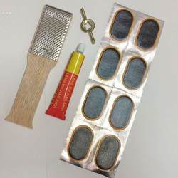 Inner tube repair patch tire patch tire repair tool complete set of bicycle motorcycle electric vehicle tire repair glue film glue
