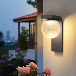 Solar Wall Lamp, Outdoor Courtyard Lamp, Villa Exterior Wall Lamp, Garden Terrace Lamp, Outdoor Door Balcony Waterproof Wall Lamp