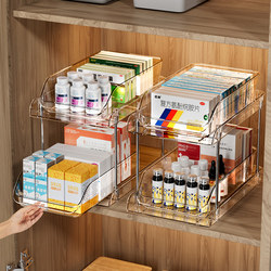 Medicine Storage Box Drawer-Type Household Transparent Medicine Box Large-Capacity Medicine Cabinet Home Layered Medicine Storage Rack
