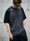 TANOXI T239 Cool Xinjiang long-staple cotton, breathable and sweat-wicking, casual curved raglan sleeve short-sleeved T-shirt