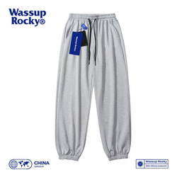 Wassup Uncle Drew's Jogger Knit Sports Pants for Men and Women, Autumn and Winter Fleece-Lined Casual Loose Basketball Long Pants
