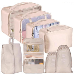 Travel Storage Bag Set, Portable Toiletry Bag, Women's Clothing, Underwear, Shoe Bag, Suitcase Organizer, Packing Bag for Maternity