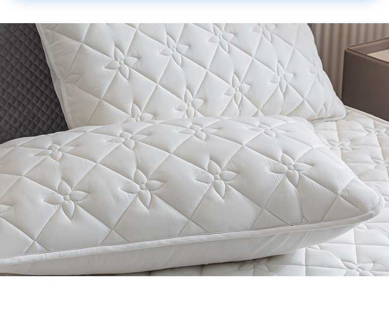 MUJI Class A cotton antibacterial quilted pillowcase antihead oil single thickened pillow core