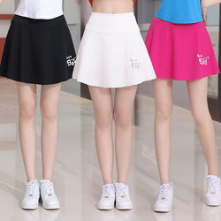 Quick-drying sports short skirt for women to wear high-waisted fitness anti-exposure skipping rope running badminton skirt fitness large size