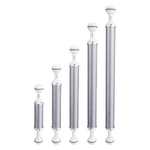 
AOI 6-inch/8-inch/10-inch/12-inch/14-inch underwater ultra-light carbon fiber arm black/silver flashlight arm