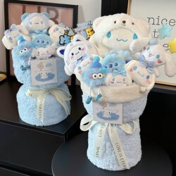 Cinnamonroll Plush Bouquet Doll Birthday Gift High-End for Girls, Best Friends, Girlfriends, Cute and Practical for Ten-Year-Olds