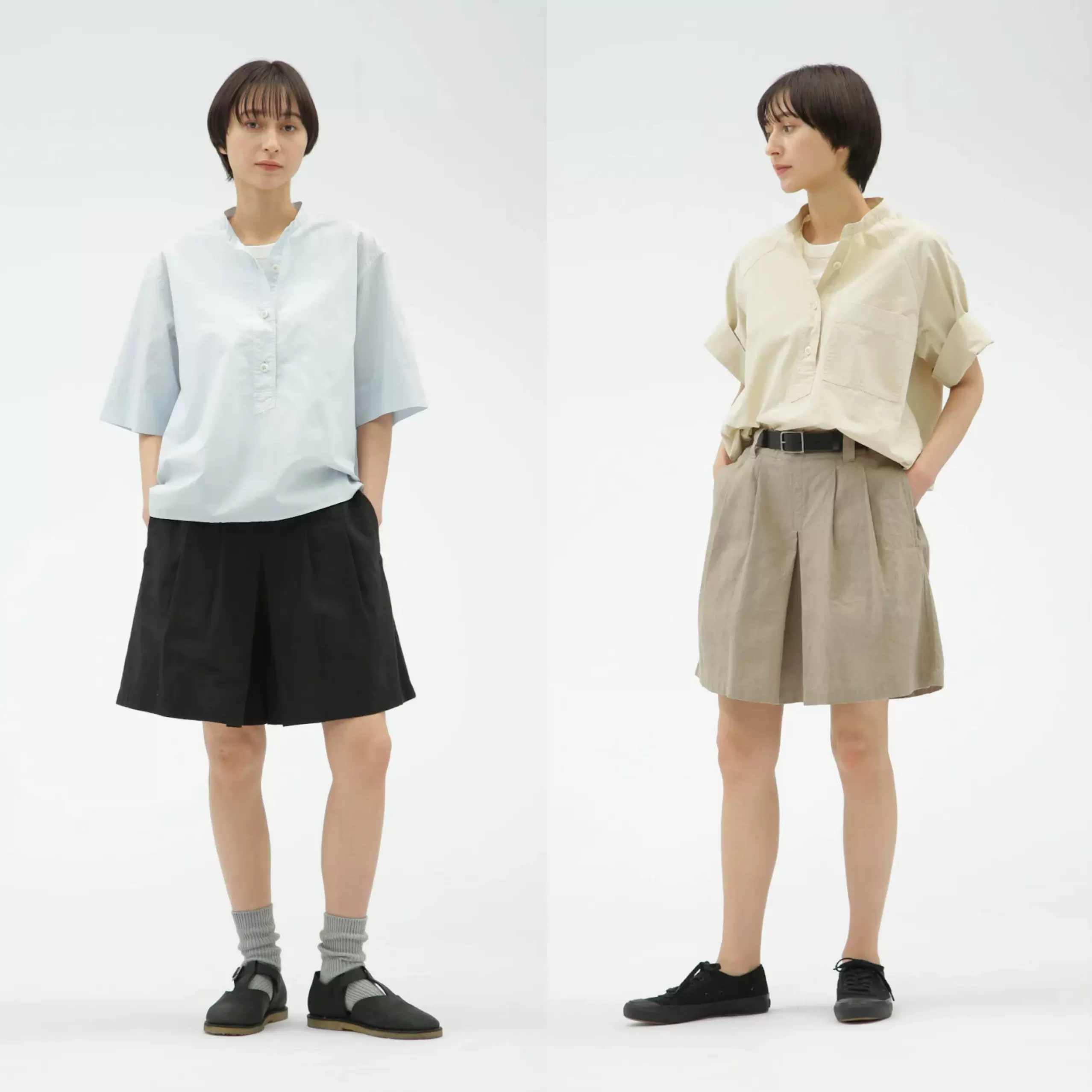 ワンピース 25SS MHL. FADED LINEN COTTON PLAINWEAVE 25SS MHL. FADED LINEN COTTON PLAINWEAVE