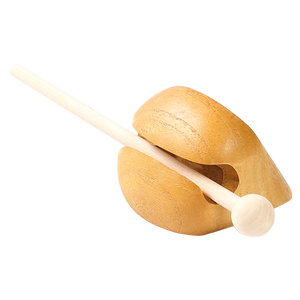 
Orff percussion instruments Children's early childhood education wooden fish early childhood education solid wood barrel professional kindergarten music teaching aids bangzi