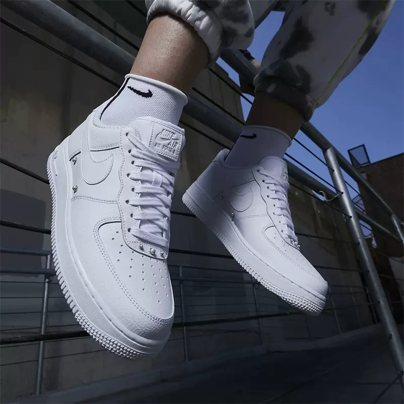 Nike/耐克正品女子 Air Force 1 空军一号厚底时尚运动休闲板鞋-Taobao