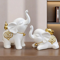 Honghe Light Luxury Wealth-Attracting Gourd and Ingot Ornament for Home Decoration, Living Room, Entrance, Wine Cabinet, Tv Cabinet, Soft Decoration Gift