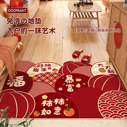 Entrance Door Mat, Washable and Wipeable Pvc Foot Mat, Home Entrance Mat, Customizable Door Mat, Waterproof Doorway Carpet