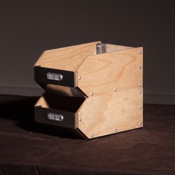 【New Model】Wuyou Boat-Shaped Wooden Box Mini Portable Desktop Universal Use by Zhiji Home Furnishing