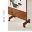 vách tôn xốp 2 mặt Màn hình đơn giản kiểu Trung Quốc vách ngăn dành riêng cho khách sạn phòng khách văn phòng gấp hàng rào di động chặn lối vào nhà màn hình gấp cnc phòng thờ vách gỗ nhựa 