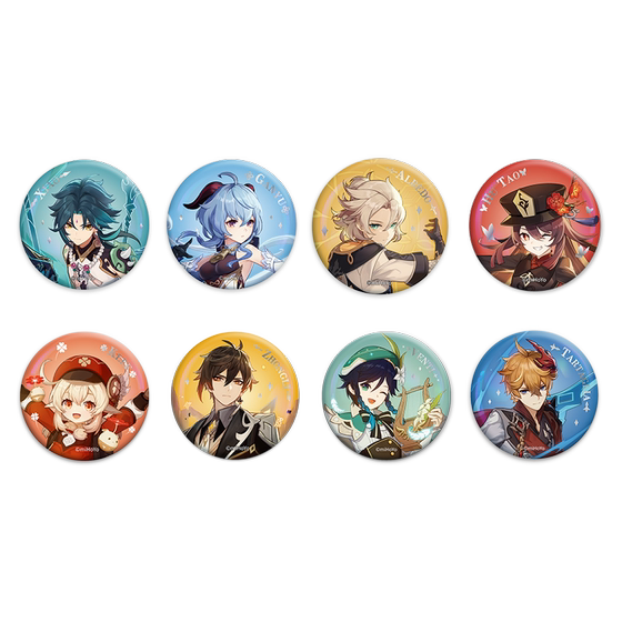 [Genshin Official] Characters and Painting Series Badges Ol Abedo Genshin
