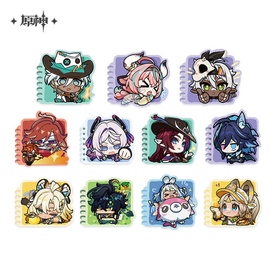 
[Genshin Official] Q version emoji pack series coil book-Nata Genshin