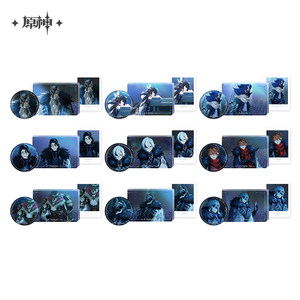 [Original God Official] Winter Night Fool Opera Series Surrounding badges Liu Sha Yak Painting Genshin
