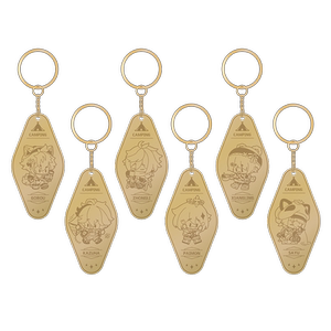 [Original God Official] Anxian Camping Theme Series Metal Pendant Genshin