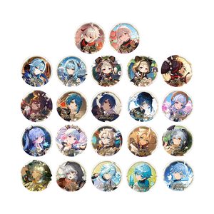 [Genshin Impact Official] The Destined Day Series Badge Zhongli Maplebara Wanye Genshin
