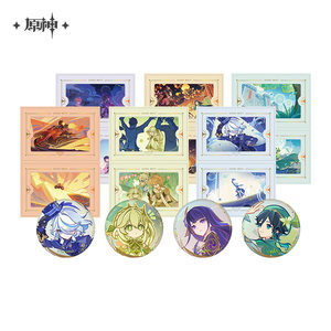 
[Genshin Official] Journey Home Photo Series Badge Collection Card Set Genshin