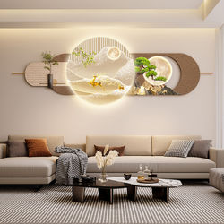 Living Room Decorative Painting, Sofa Background Wall Art, High-End and Elegant, No-Drill Installation, Dining Room Light Luxury High-End Wall Art Set