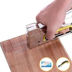 Nail Gun for Wall Wood Panels, Handheld Stapler, Simple Construction Model, Popular, Powerful, Thickened, Manual Spray Painting, Adjustable