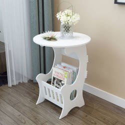 European style balcony square table coffee table bedroom bedside table small table small round table round coffee table living room sofa side table