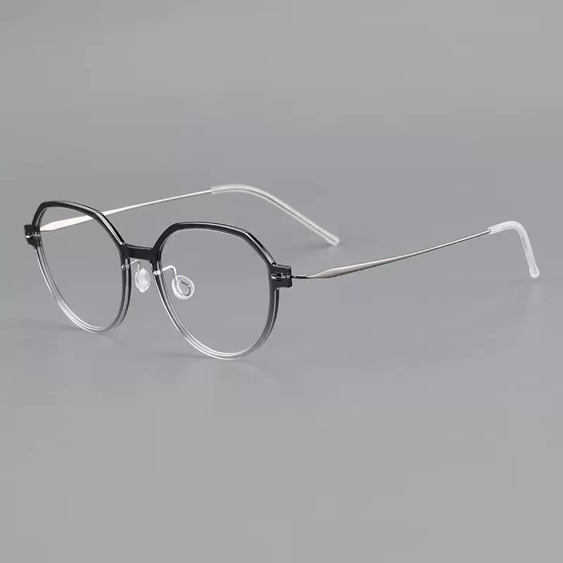 丹麦设计NOW系列透明超轻纯钛6582同款眼镜框男无螺丝近视镜架女-Taobao 