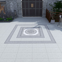 Villa Entrance Floor Tiles, Garden Mosaic Floor Tiles, Outdoor Yard Floor Tiles, Imitation Stone Tiles, Pc Tiles, Quartz Tiles