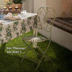Retro French Garden Terrace Tables and Chairs, Tea Table and Chair Combination, Outdoor Courtyard Balcony Leisure Foldableing Wrought Iron Chairs