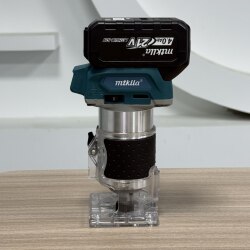 Mudian Blue Brushless Trimmer Woodworking Router Engraving Machine Multifunctional Slotting Machine Gypsum Board Lithium Battery Hole Opener