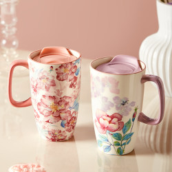 Mug with Lid, Ceramic, for Home Use, Creative Design, Niche, Office, Large Capacity, Drinking Cup, Coffee Cup