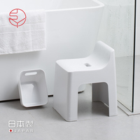 Shuangshan Japan Imported Plastic Stool - Home Bathroom Bath Stool