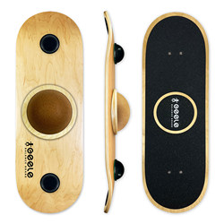 Geele Professional Rotating Balance Board for Adults and Kidsren to Stand up and Work, Simulate Snowboarding and Surfing Training Skateboard