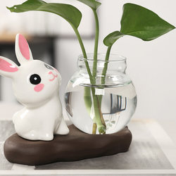 Creative and Cute Rabbit Decorations, Small Ornaments for Tv Cabinets, Wine Cabinets, Entryways, Home Decor, Light Luxury Housewarming Gifts