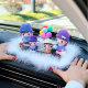 Car interior decorations, car decoration supplies, creative high-end male and female models on the center console, cute car decorations