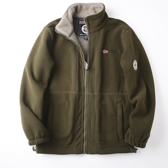 フリースジャケット - 暖かい冬用コート - ゆったりとしたフィット