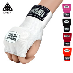Tofight Half-Finger Lazy Strap Boxing Muay Thai Free Fighting Sanda Training Protective Gel Quick Hand Wrap