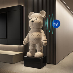 Violent Bear Floor Ornament Large Size Living Room Tv Cabinet Decoration Light Luxury High-End Figurine Housewarming Gift