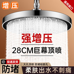 German Pressurized Shower Head Single-Head Bathroom Shower Overhead Showerhead