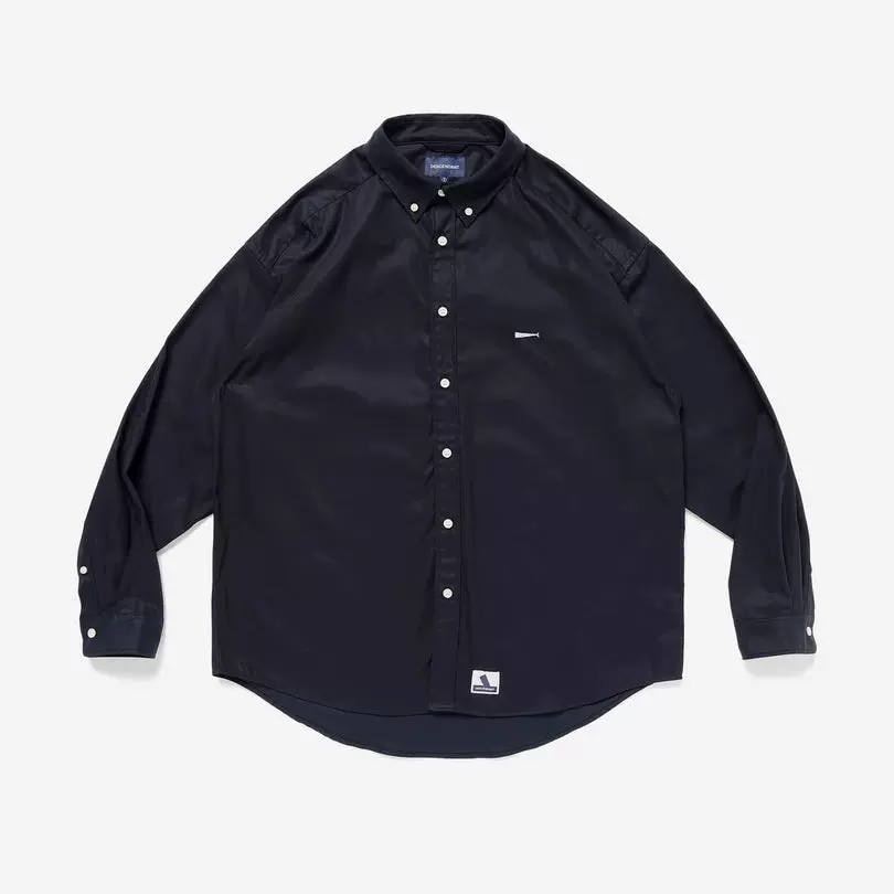 DESCENDANT KENNEDY'S TWILL LS SHIRT 纯色长袖衬衫23AW-Taobao